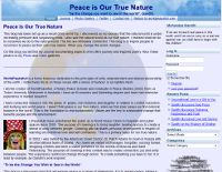 Blog - Peace Is Our True Nature